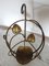 Golden Metal Rack & Umbrella Stand, 1950s 3