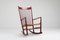 Rocking-chair J16 Bordeaux par Hans Wegner, 1944 7
