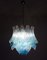 Lámpara de araña italiana de cristal de Murano, 1984, Imagen 4
