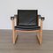 Oak and Leather Lounge Chair by Ebbe and Karen Clemmensen for Fritz Hansen, 1966 2