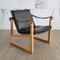 Oak and Leather Lounge Chair by Ebbe and Karen Clemmensen for Fritz Hansen, 1966, Image 1