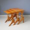 Wooden Nesting Tables, 1950s, Set of 3, Image 1