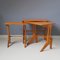 Wooden Nesting Tables, 1950s, Set of 3 3