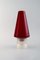 Red Art Glass Hygge Candleholders by Per Lütken for Holmegaard, 1958, Set of 2 1