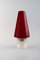 Rote Hygge Kerzenhalter aus Kunstglas von Per Lütken für Holmegaard, 1958, 2er Set 1