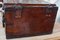 Antique Military Leather Mule Trunk 9