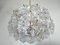 German Glass Chandelier from Kinkeldey, 1970s, Image 4