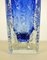 Austrian Blue Glass Vase from Glashütte Kurt Wokan, 1970s, Image 9