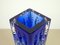 Austrian Blue Glass Vase from Glashütte Kurt Wokan, 1970s, Image 8