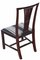 Antique Victorian Mahogany Dining Chairs, Set of 4 6