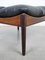 Rosewood and Leather Stool by Kristian Solmer Vedel for Søren Wiladsen, 1960s, Image 10