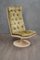 Green Velvet Lounge Chair, 1970s, Image 1