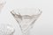 Silberne antike Vasen aus Kristallglas & Metall, 2er Set 5