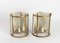 Golden Iron Corner Table Lamps, 1950s, Set of 2, Image 1