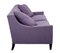 Vintage Purple Fabric Upholstered Sofa 3