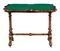 Antiker viktorianischer Spieltisch aus Nussholz mit Intarsien 7