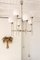 Mid-Century Chrome and Opaline Glass Chandelier by Gaetano Sciolari, Image 8