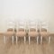 White Italian Dining Chairs, 1940s, Set of 8 7