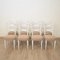 White Italian Dining Chairs, 1940s, Set of 8, Image 7