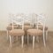 White Italian Dining Chairs, 1940s, Set of 8 9