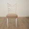 White Italian Dining Chairs, 1940s, Set of 8, Image 6