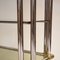 Mid-Century Hollywood Regency French Chrome and Brass Shelf, 1970s, Image 8