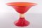 Copa de cristal de Murano rojo de Gianni Seguso para Seguso, años 80, Imagen 1