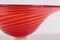 Copa de cristal de Murano rojo de Gianni Seguso para Seguso, años 80, Imagen 3