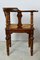 Antique Art Nouveau Walnut Desk Chair, 1900s 10