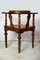 Antique Art Nouveau Walnut Desk Chair, 1900s, Image 11