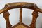 Antique Art Nouveau Walnut Desk Chair, 1900s, Image 4