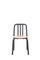 Stuhl mit schwarzem Röhrengestell & Sitzfläche aus Eiche von Eugeni Quitllet für Mobles 114 2