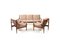 Mid-Century Danish Sofa & Armchairs, Set of 3 1