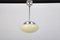 Opaline Ceiling Lamp, 1930s, Image 1