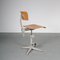 Chaise de Travail Ajustable par Friso Kramer pour Ahrend De Cirkel, 1950s 6