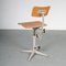 Adjustable Working Chair by Friso Kramer for Ahrend De Cirkel, 1950s, Image 9