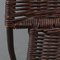 Beistellstühle aus Korbgeflecht von Frederick Weinberg, 1950er, 2er Set 3