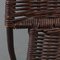 Chaises d'Appoint en Osier par Frederick Weinberg, 1950s, Set de 2 3