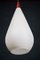 Hand Blown White Glass Pendant Lamp by Holmegaard for Holmegaard, 1960s, Image 3