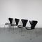 Butterfly Side Chairs by Arne Jacobsen for Fritz Hansen, 1990s, Set of 4 10