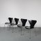 Butterfly Side Chairs by Arne Jacobsen for Fritz Hansen, 1990s, Set of 4, Image 10