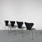 Butterfly Side Chairs by Arne Jacobsen for Fritz Hansen, 1990s, Set of 4 7