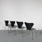 Butterfly Side Chairs by Arne Jacobsen for Fritz Hansen, 1990s, Set of 4, Image 7