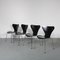 Butterfly Side Chairs by Arne Jacobsen for Fritz Hansen, 1990s, Set of 4 1