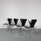 Butterfly Side Chairs by Arne Jacobsen for Fritz Hansen, 1990s, Set of 4 9