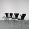 Butterfly Side Chairs by Arne Jacobsen for Fritz Hansen, 1990s, Set of 4, Image 9