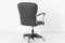 German Black Leather Desk Chair from Drabert, 1950s, Image 7