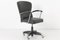 German Black Leather Desk Chair from Drabert, 1950s, Image 6