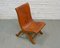 French Leather Side Chair, 1930s, Image 3