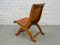 French Leather Side Chair, 1930s, Image 5